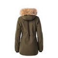 Olive Night - Back - Iguana Womens-Ladies Nermin Winter Jacket