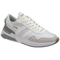 White-Grey - Front - Gola Womens-Ladies Atomics Trainers