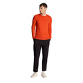 Tangerine Tango - Side - Lyle & Scott Mens Cotton Crew Neck Jumper