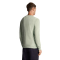 Turquoise Shadow - Back - Lyle & Scott Mens Cotton Crew Neck Jumper