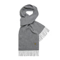 Mid Grey Marl - Front - Lyle & Scott Lambswool Scarf