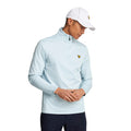 Club Blue - Front - Lyle & Scott Mens Technical Quarter Zip Midlayer