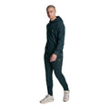 Dark Navy - Side - Lyle & Scott Mens Fly Fleece Tracksuit Bottoms