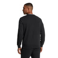 Jet Black - Back - Lyle & Scott Mens Tape Crew Neck Sports Sweatshirt