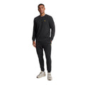 Jet Black - Lifestyle - Lyle & Scott Mens Tape Crew Neck Sports Sweatshirt