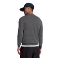 Charcoal Marl - Back - Lyle & Scott Mens Lambswool Blend Crew Neck Long-Sleeved Jumper