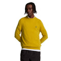 Ellaness Gold Marl - Front - Lyle & Scott Mens Lambswool Blend Crew Neck Long-Sleeved Jumper