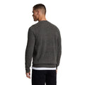 Gunmetal Marl - Back - Lyle & Scott Mens Lambswool Blend Crew Neck Long-Sleeved Jumper