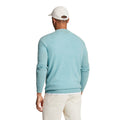 Blue Smoke Marl - Back - Lyle & Scott Mens Lambswool Blend Crew Neck Long-Sleeved Jumper