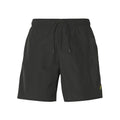 Jet Black - Front - Lyle & Scott Mens Plain Swim Shorts