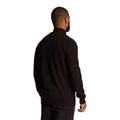 Jet Black - Back - Lyle & Scott Mens Full Zip Jumper