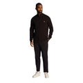 Jet Black - Side - Lyle & Scott Mens Full Zip Jumper