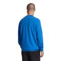 Lucid Blue - Back - Lyle & Scott Mens Fly Fleece Crew Neck Sports Sweatshirt