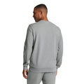 Mid Grey Marl - Back - Lyle & Scott Mens Fly Fleece Crew Neck Sports Sweatshirt