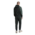 Jet Black-Graphite - Back - Lyle & Scott Mens Colour Block Tracksuit Bottoms