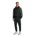 Jet Black-Graphite - Front - Lyle & Scott Mens Colour Block Tracksuit Bottoms