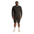 Jet Black - Side - Lyle & Scott Mens Plus Sweat Shorts