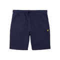 Navy - Front - Lyle & Scott Mens Plus Sweat Shorts