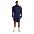 Navy - Side - Lyle & Scott Mens Plus Sweat Shorts