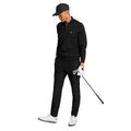 Jet Black - Lifestyle - Lyle & Scott Mens Merino Wool Quarter Zip Golf Jumper