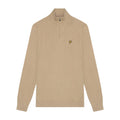 Safari - Front - Lyle & Scott Mens Merino Wool Quarter Zip Golf Jumper