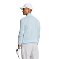 Club Blue - Back - Lyle & Scott Mens Merino Wool Quarter Zip Golf Jumper