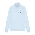 Club Blue - Front - Lyle & Scott Mens Merino Wool Quarter Zip Golf Jumper