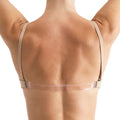 Dark Nude - Back - Silky Womens-Ladies Dance Seamless Clear Back Bra (1 Garment)