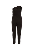 Black - Close up - Girls On Film Womens-Ladies Halcyon Frill Bandeau Jumpsuit