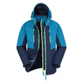 Blue - Pack Shot - Mountain Warehouse Childrens-Kids Ravine 3 in 1 Waterproof Jacket