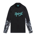 Jet Black - Front - Animal Womens-Ladies Lillie Printed Rash Guard