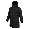 Black - Lifestyle - Mountain Warehouse Childrens-Kids Water Resistant Longline Padded Jacket