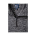 Black - Close up - Mountain Warehouse Mens Snowdon Melange Fleece Top (Pack Of 2)