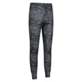 Black - Side - Mountain Warehouse Mens Talus Dash Print Thermal Bottoms