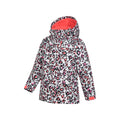 Coral - Lifestyle - Mountain Warehouse Childrens-Kids Snowdrop Watercolour Ski Jacket