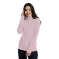 Light Pink - Pack Shot - Mountain Warehouse Womens-Ladies Camber Half Zip Fleece Top