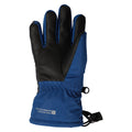 Blue-Black - Back - Mountain Warehouse Childrens-Kids Extreme Waterproof Ski Gloves