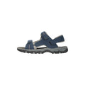 Dark Grey - Side - Mountain Warehouse Mens Z4 Synthetic Suede Sandals