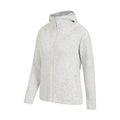 Grey - Side - Mountain Warehouse Womens-Ladies Nevis Full Zip Hoodie