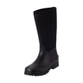 Black - Close up - Mountain Warehouse Womens-Ladies Mucker Neoprene Calf Boots