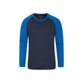 Cobalt - Front - Mountain Warehouse Mens Endurance Long-Sleeved T-Shirt