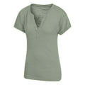 Khaki Green - Back - Mountain Warehouse Womens-Ladies Skye Slub T-Shirt