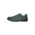 Dark Grey-Petrol - Side - Mountain Warehouse Womens-Ladies Outdoor II Suede Walking Shoes