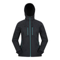Black - Front - Mountain Warehouse Womens-Ladies Helsinki Recycled Soft Shell Jacket