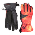 Red - Side - Mountain Warehouse Childrens-Kids Extreme Waterproof Ski Gloves