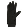 Black - Back - Mountain Warehouse Mens Merino Wool Base Layer Gloves