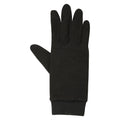 Black - Lifestyle - Mountain Warehouse Mens Merino Wool Base Layer Gloves