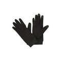 Black - Pack Shot - Mountain Warehouse Mens Merino Wool Base Layer Gloves