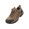 Khaki Brown - Front - Mountain Warehouse Mens Field Extreme Suede Waterproof Walking Shoes