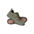 Khaki Green - Front - Mountain Warehouse Mens Mcleod Outdoor Wide Walking Shoes